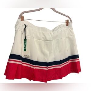 Mondetta White and Red Women's Skort